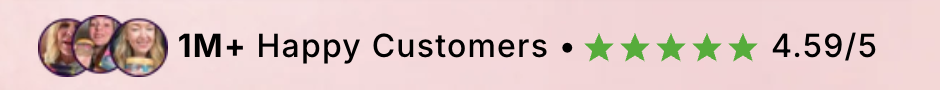 1M+ Happy Customers · 4.59/5